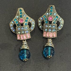Elegant Multicolor Dangle Earrings